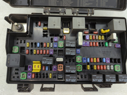 2016 Dodge Ram 1500 Fusebox Fuse Box Panel Relay Module P/N:P68258527AA Fits OEM Used Auto Parts