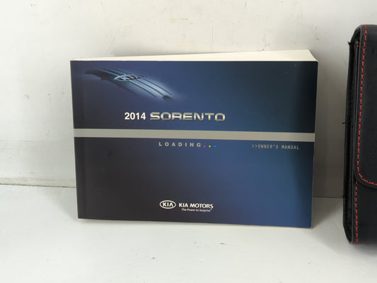 2014 Kia Sorento Owners Manual Book Guide P/N:A2PO-EU33C OEM Used Auto Parts