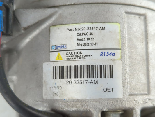 2013-2018 Nissan Altima Air Conditioning A/c Ac Compressor Oem
