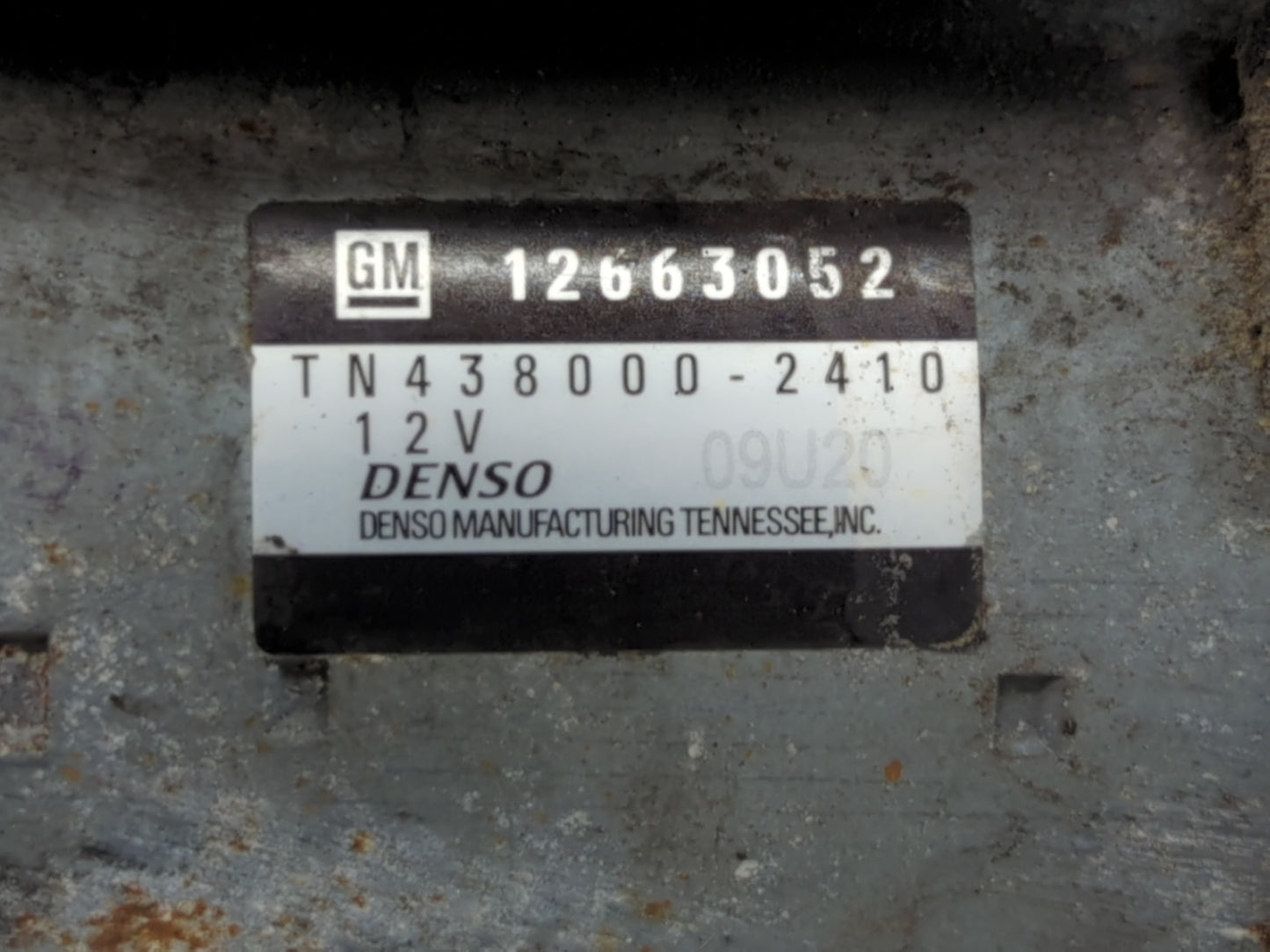 2018-2020 Gmc Terrain Car Starter Motor Solenoid OEM P/N:12663052 Fits Fits 2015 2016 2017 2018 2019 2020 2021 OEM Used Auto Parts - Oemusedautoparts1.com