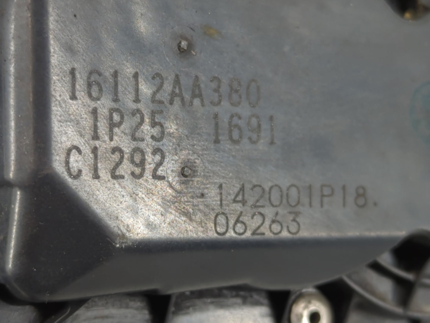 2011-2018 Subaru Forester Throttle Body P/N:16112AA380 Fits Fits 2011 2012 2013 2014 2015 2016 2017 2018 OEM Used Auto Parts - Oemusedautoparts1.com