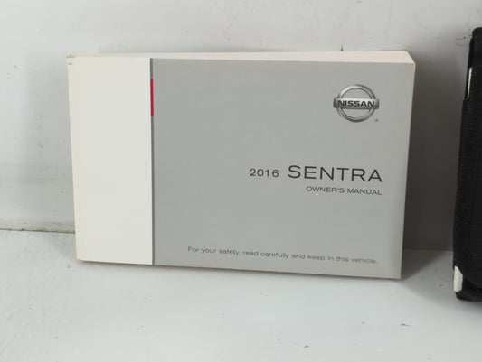 2016 Nissan Sentra Owners Manual Book Guide P/N:OM16M 0B17U1 OEM Used Auto Parts