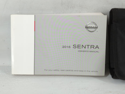 2016 Nissan Sentra Owners Manual Book Guide P/N:OM16EM 0B17U1 OEM Used Auto Parts