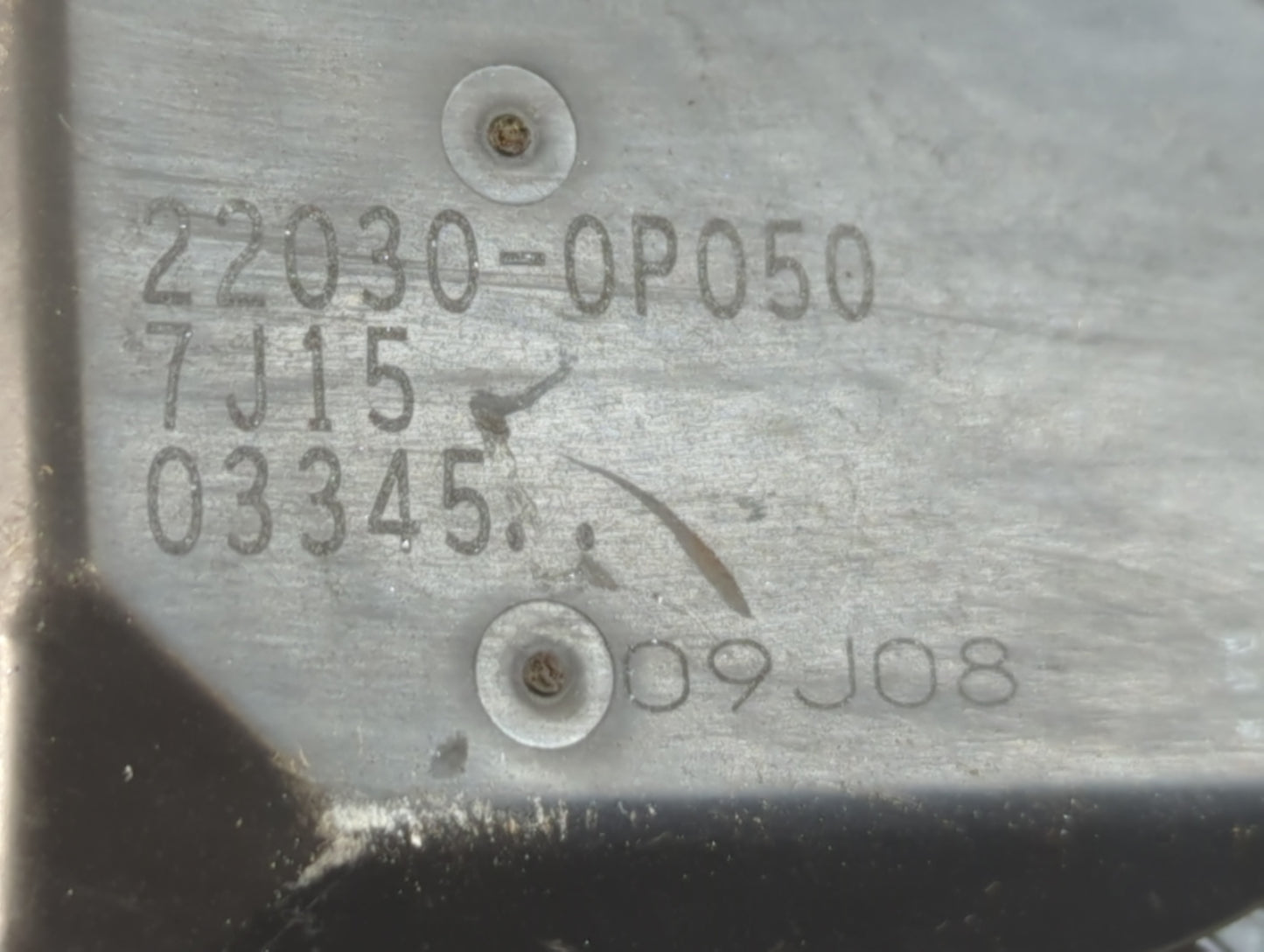 2007-2016 Toyota Sienna Throttle Body P/N:22030-0P050 Fits OEM Used Auto Parts - Oemusedautoparts1.com