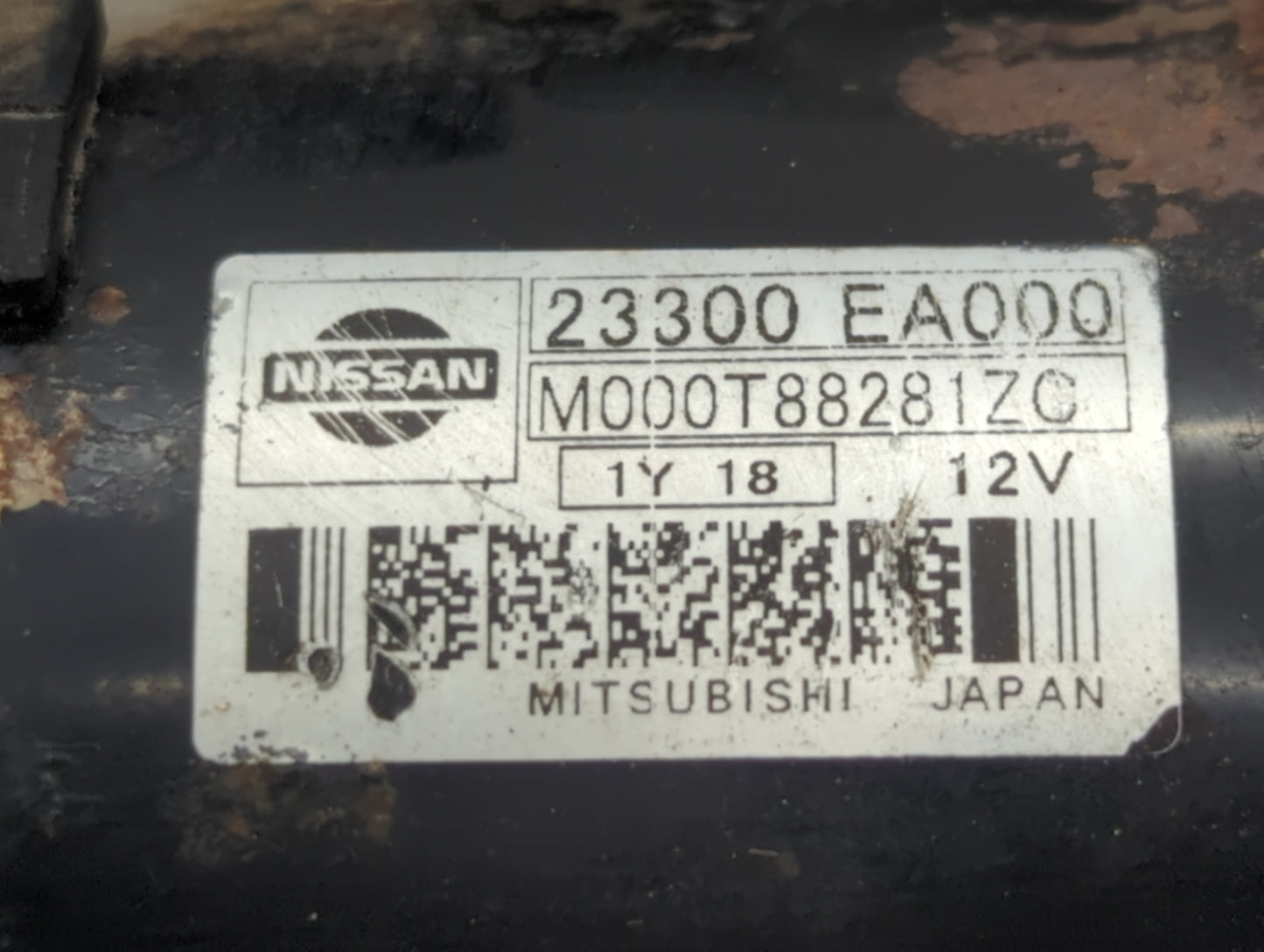 2005-2019 Nissan Frontier Car Starter Motor Solenoid OEM P/N:M000T88281ZC 23300 EA000 Fits OEM Used Auto Parts - Oemusedautoparts1.com