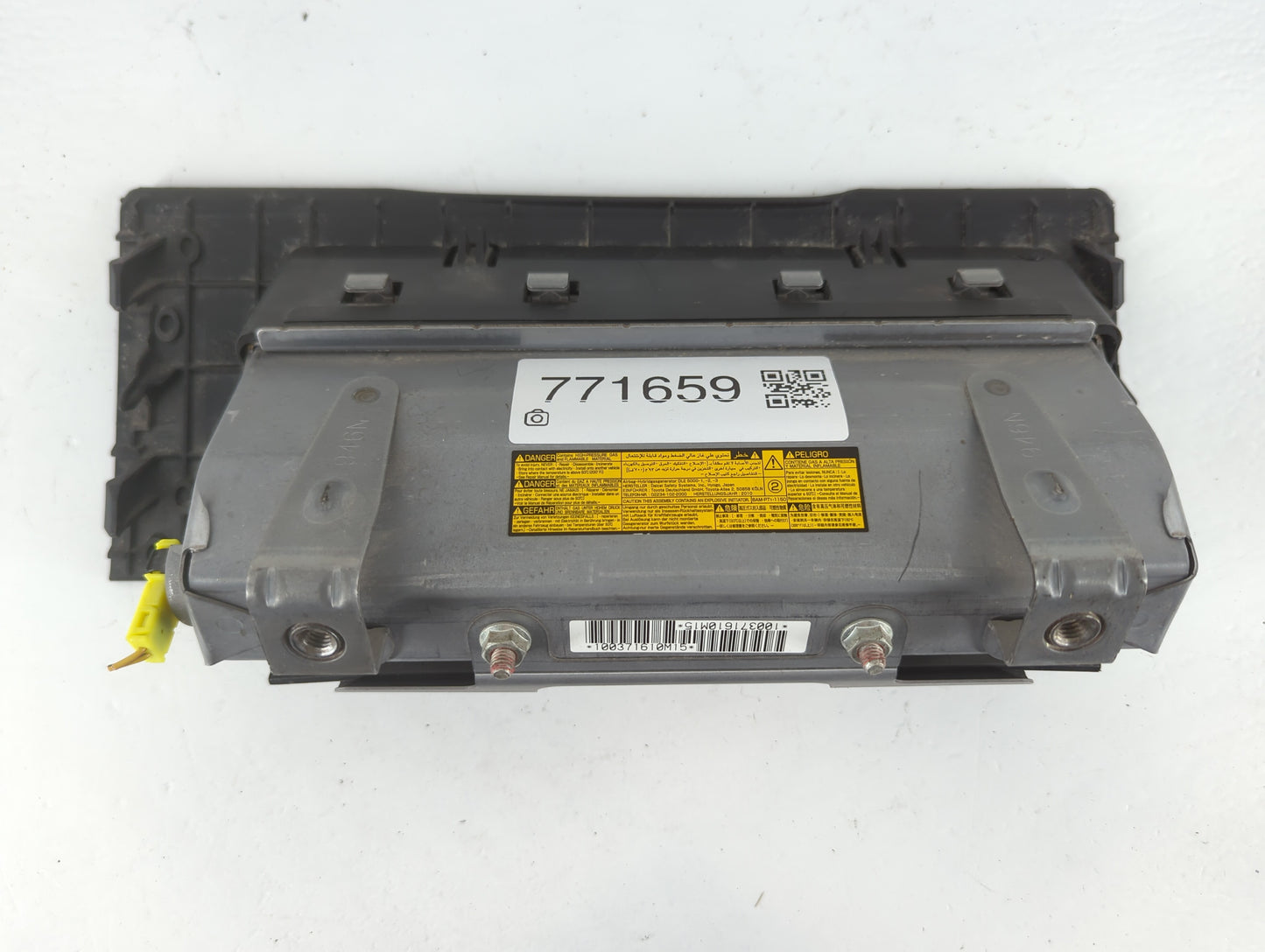 2005-2010 Scion Tc Air Bag Driver Left Knee OEM P/N:100371610M15 Fits Fits 2005 2006 2007 2008 2009 2010 OEM Used Auto Parts - Oemusedautoparts1.com