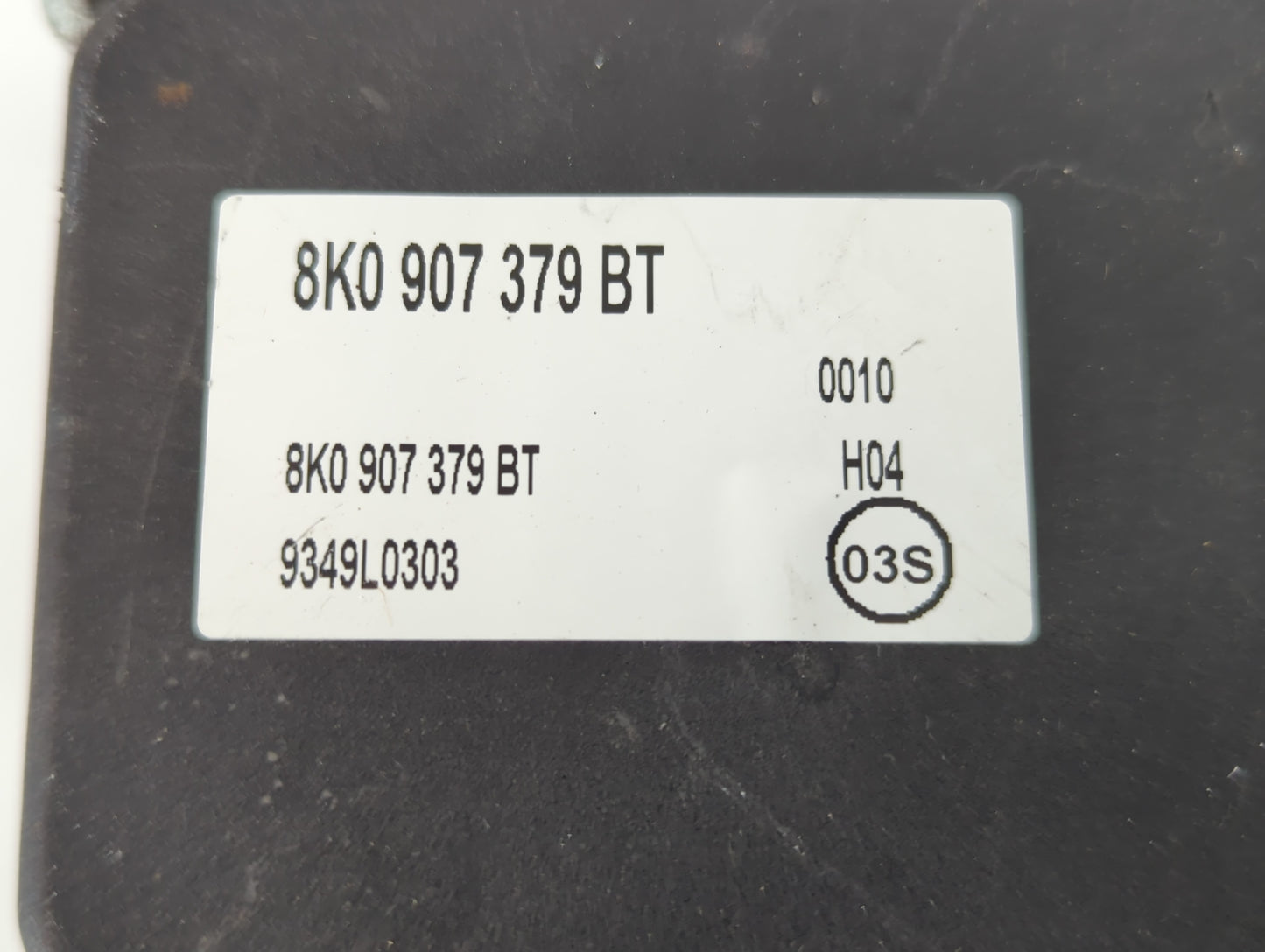 2009-2010 Audi A4 ABS Pump Control Module Replacement P/N:8K0 907 379 BT Fits Fits 2009 2010 OEM Used Auto Parts - Oemusedautoparts1.com