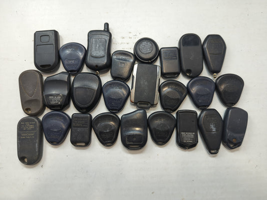 Lot of 25 Aftermarket Keyless Entry Remote Fob MIXED FCC IDS MIXED PART