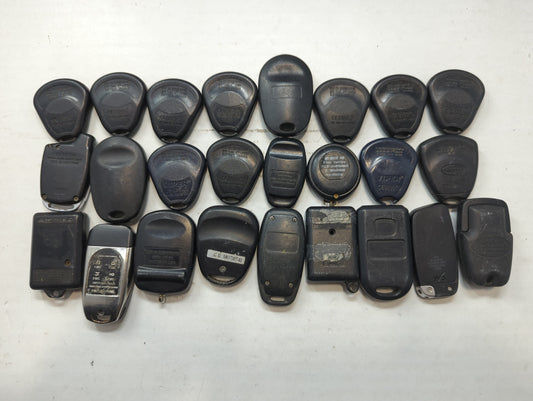 Lot of 25 Aftermarket Keyless Entry Remote Fob MIXED FCC IDS MIXED PART