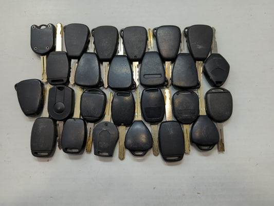 Lot of 25 Aftermarket Keyless Entry Remote Fob MIXED FCC IDS MIXED PART