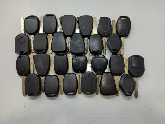 Lot of 25 Aftermarket Keyless Entry Remote Fob MIXED FCC IDS MIXED PART