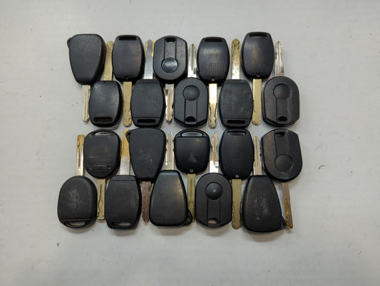 Lot of 20 Aftermarket Keyless Entry Remote Fob MIXED FCC IDS MIXED PART