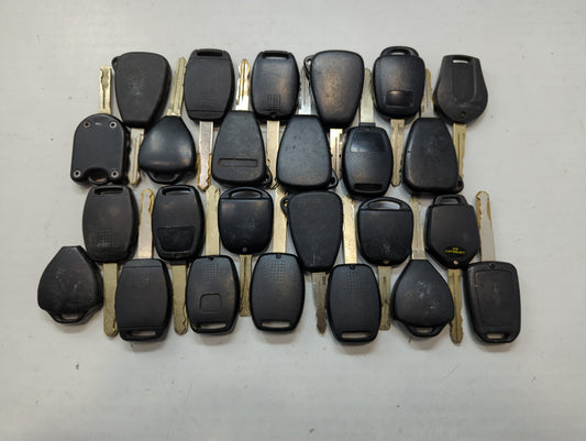 Lot of 25 Aftermarket Keyless Entry Remote Fob MIXED FCC IDS MIXED PART
