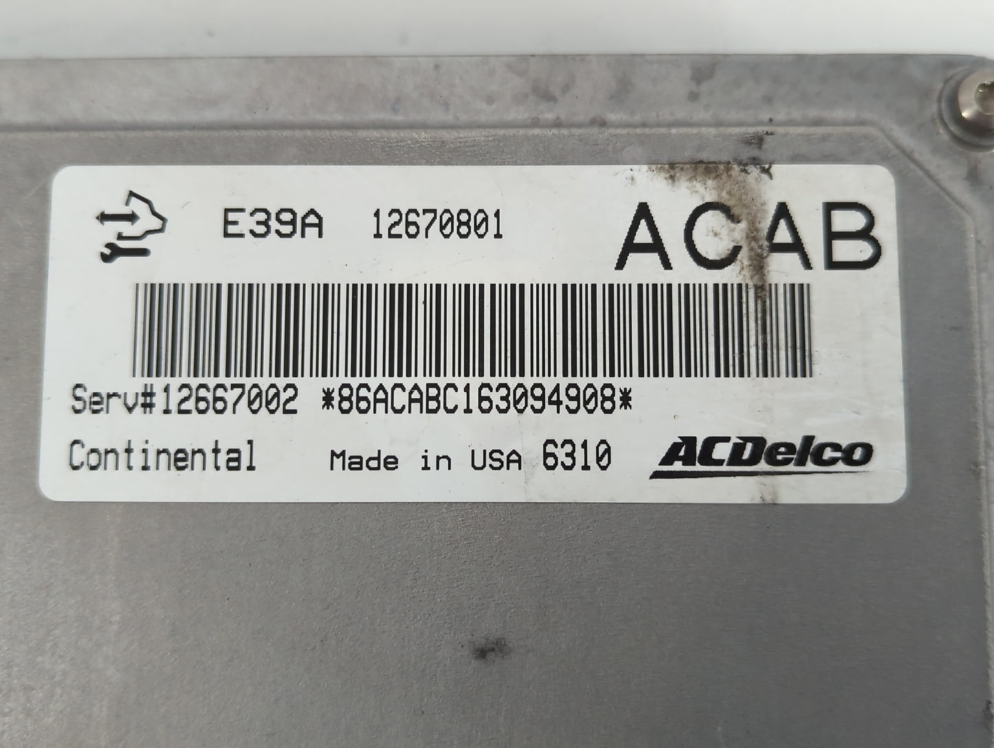 2017-2020 Chevrolet Impala PCM Engine Control Computer ECU ECM PCU OEM P/N:12667002 12670801 Fits Fits 2017 2018 2019 2020 OEM Used Auto Parts - Oemusedautoparts1.com