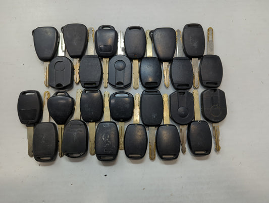 Lot of 25 Aftermarket Keyless Entry Remote Fob MIXED FCC IDS MIXED PART