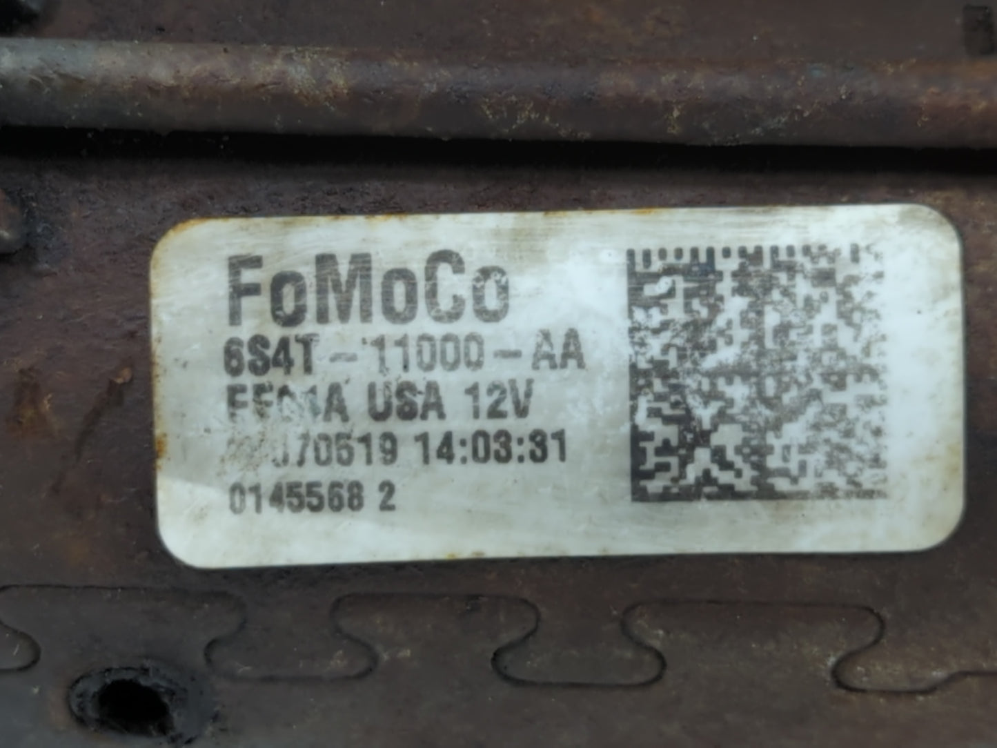 2003-2012 Ford Focus Car Starter Motor Solenoid OEM P/N:6S4T-11000-AA Fits OEM Used Auto Parts - Oemusedautoparts1.com