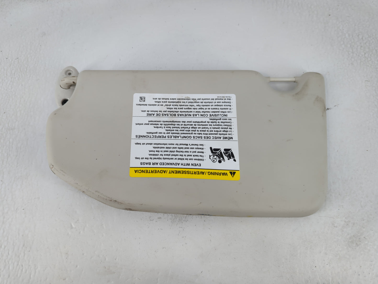 2019-2020 Ford Ecosport Sun Visor Shade Replacement Passenger Right Mirror Fits Fits 2019 2020 OEM Used Auto Parts - Oemusedautoparts1.com