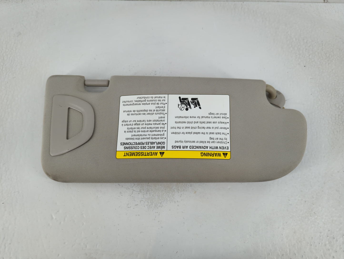 2014-2020 Infiniti Q50 Sun Visor Shade Replacement Driver Left Mirror Fits Fits 2014 2015 2016 2017 2018 2019 2020 OEM Used Auto Parts - Oemusedautoparts1.com