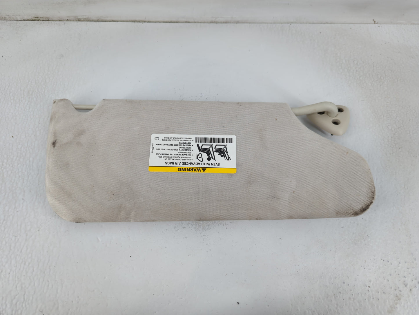 2008-2010 Dodge Charger Sun Visor Shade Replacement Passenger Right Mirror Fits Fits 2008 2009 2010 OEM Used Auto Parts - Oemusedautoparts1.com