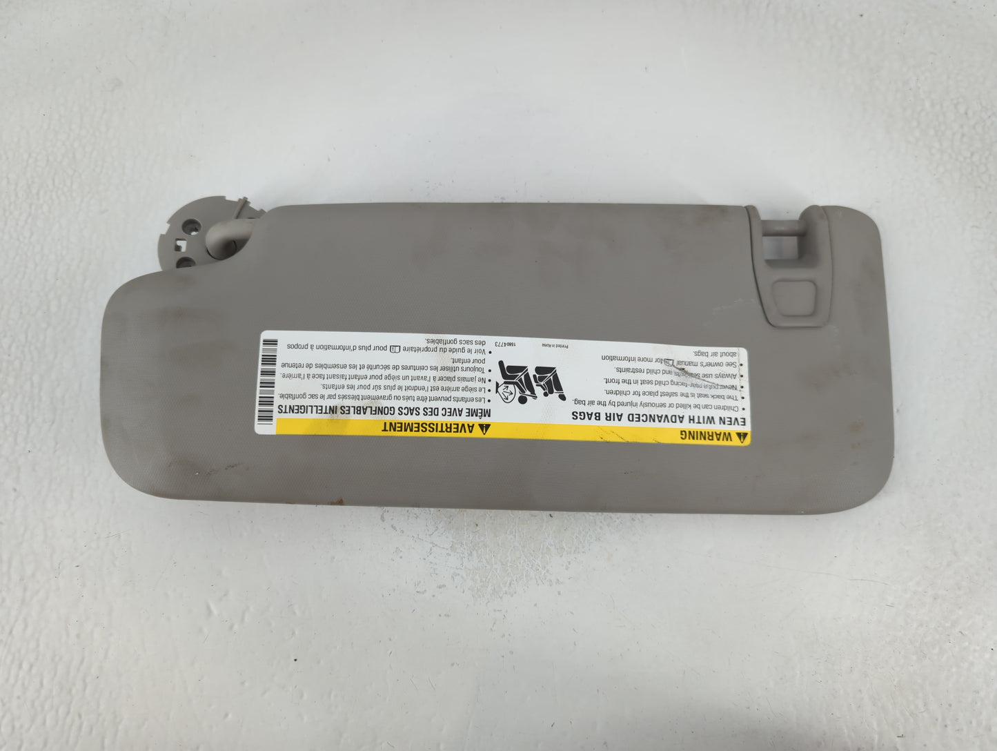 2011-2016 Chevrolet Cruze Sun Visor Shade Replacement Passenger Right Mirror Fits Fits 2011 2012 2013 2014 2015 2016 OEM Used Auto Parts - Oemusedautoparts1.com