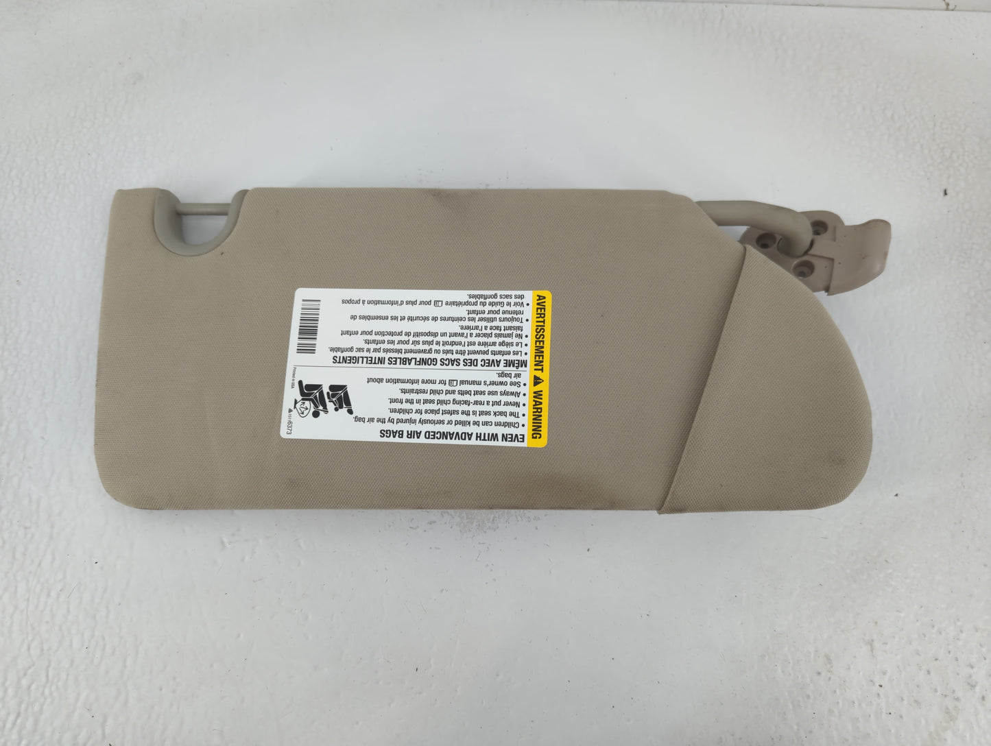 2008-2011 Cadillac Dts Sun Visor Shade Replacement Driver Left Mirror Fits Fits 2008 2009 2010 2011 OEM Used Auto Parts - Oemusedautoparts1.com