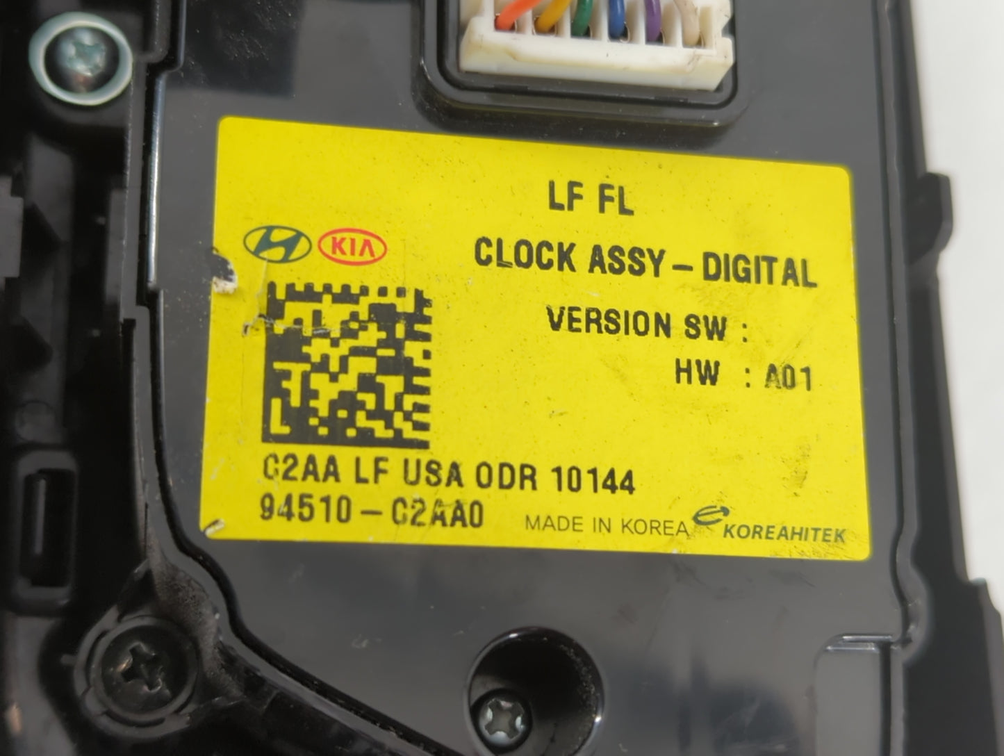 2018-2019 Hyundai Sonata Climate Control Module Temperature AC/Heater Replacement P/N:94510-C2AA0 Fits Fits 2018 2019 OEM Used Auto Parts - Oemusedautoparts1.com