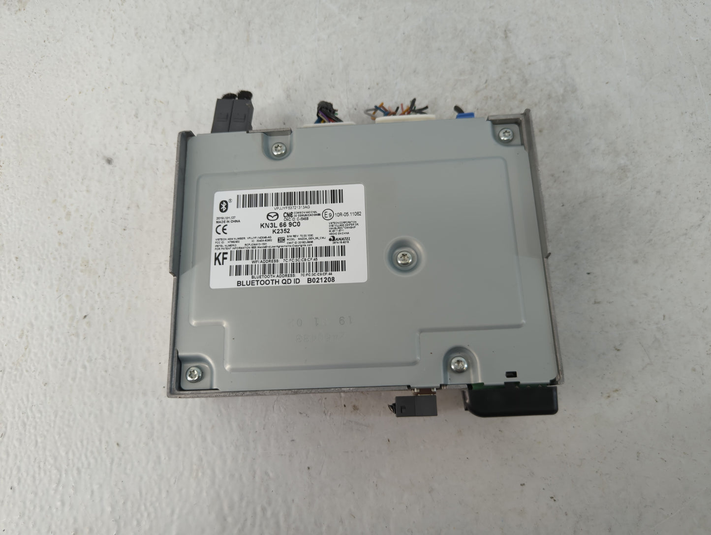 2019 Mazda Cx-5 Radio AM FM Cd Player Receiver Replacement P/N:KN3L 66 9C0 Fits OEM Used Auto Parts - Oemusedautoparts1.com