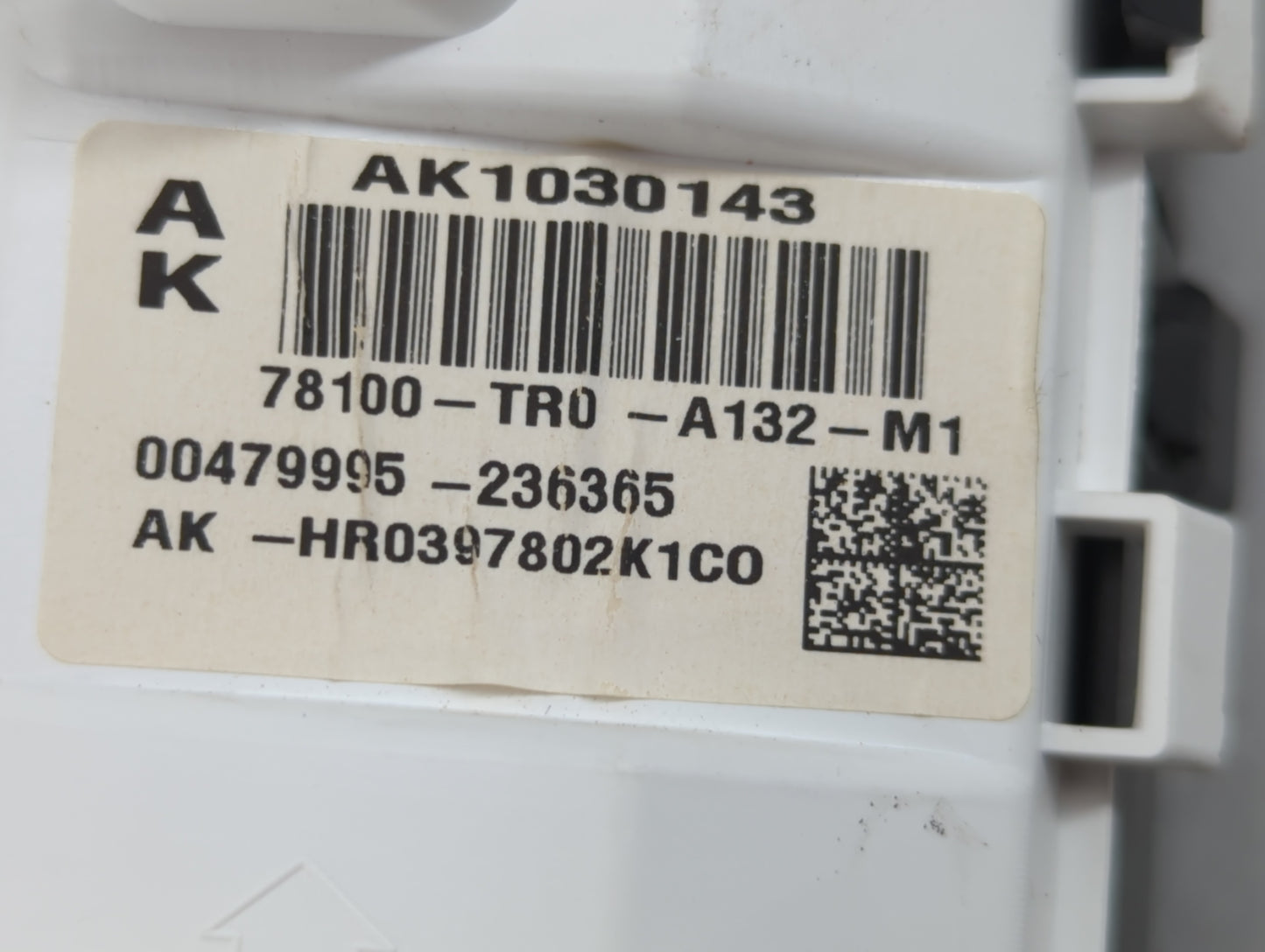 2012-2015 Honda Civic Instrument Cluster Speedometer Gauges P/N:78200-TR3-A011-M1 Fits Fits 2012 2013 2014 2015 OEM Used Auto Parts - Oemusedautoparts1.com