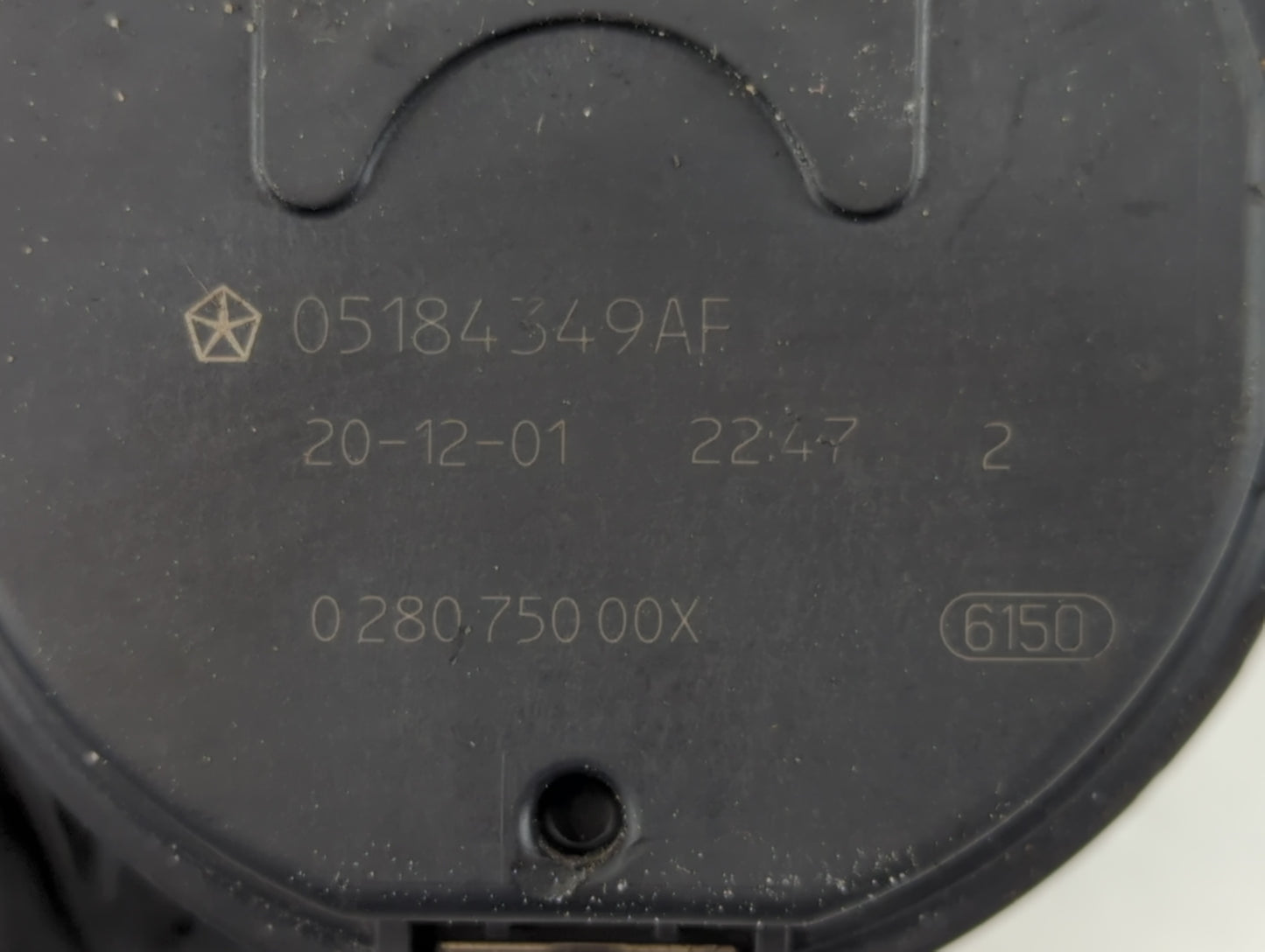 2011-2022 Dodge Charger Throttle Body P/N:0 280 750 00X 05184349AF Fits OEM Used Auto Parts - Oemusedautoparts1.com