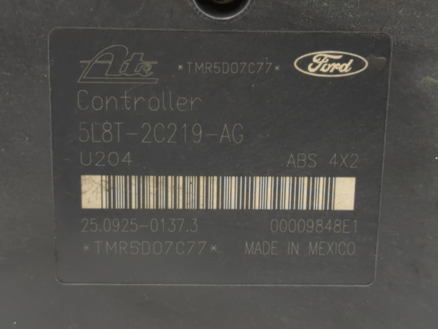 2005-2007 Mercury Mariner ABS Pump Control Module Replacement P/N:5L8T-2C219-AG Fits Fits 2005 2006 2007 OEM Used Auto Parts - Oemusedautoparts1.com