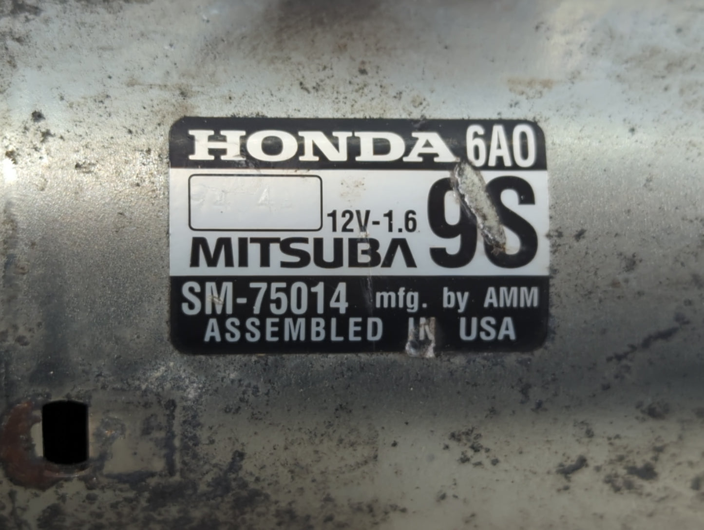2018-2020 Honda Accord Car Starter Motor Solenoid OEM P/N:SM-75014 Fits Fits 2018 2019 2020 OEM Used Auto Parts - Oemusedautoparts1.com