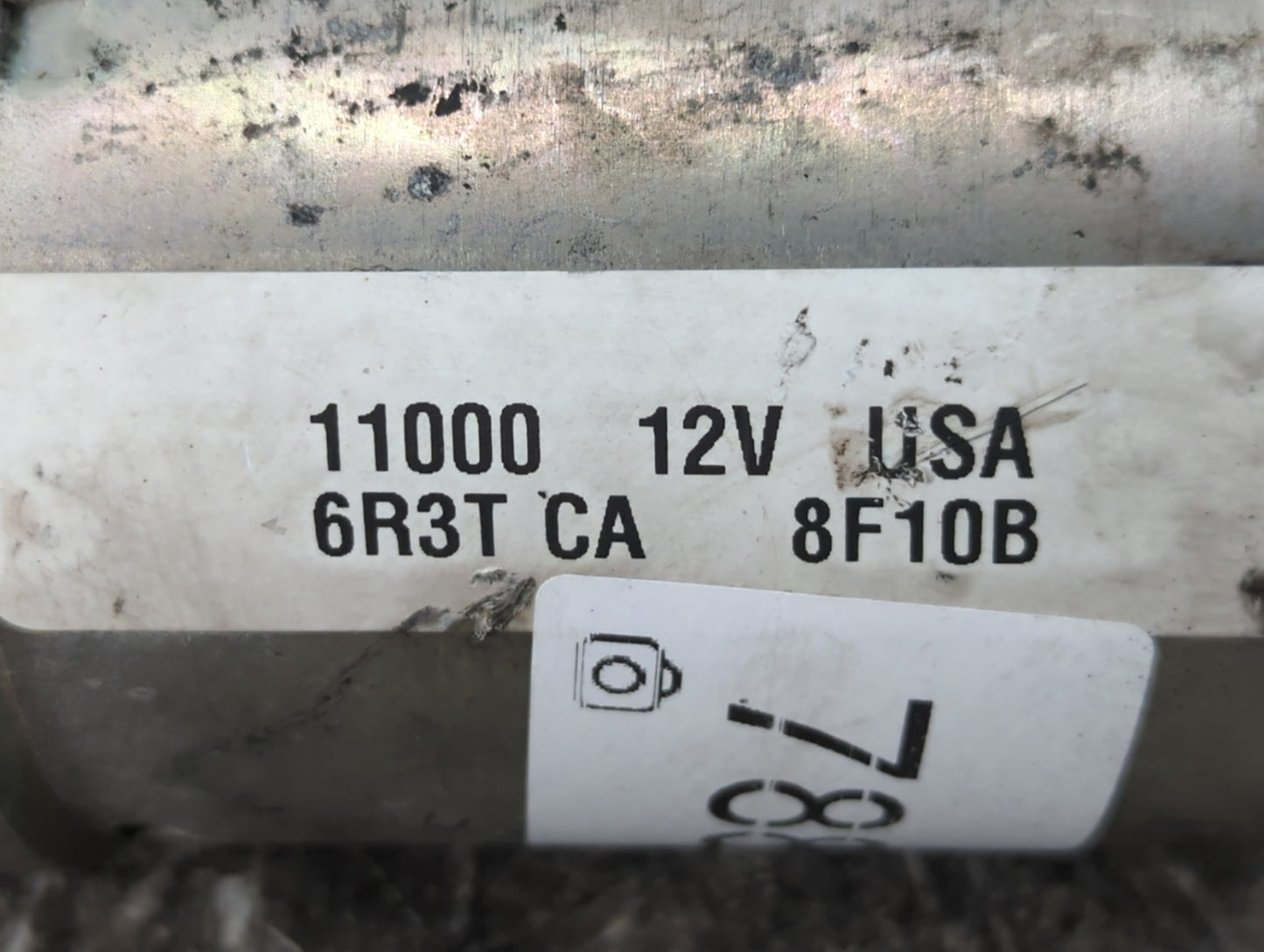 2006-2009 Ford Mustang Car Starter Motor Solenoid OEM P/N:6R3T CA 11000 12V Fits Fits 2006 2007 2008 2009 2010 2011 OEM Used Auto Parts - Oemusedautoparts1.com