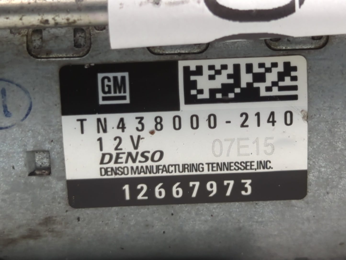 2018-2022 Chevrolet Traverse Car Starter Motor Solenoid OEM P/N:TN438000-2140 12667973 Fits OEM Used Auto Parts - Oemusedautoparts1.com