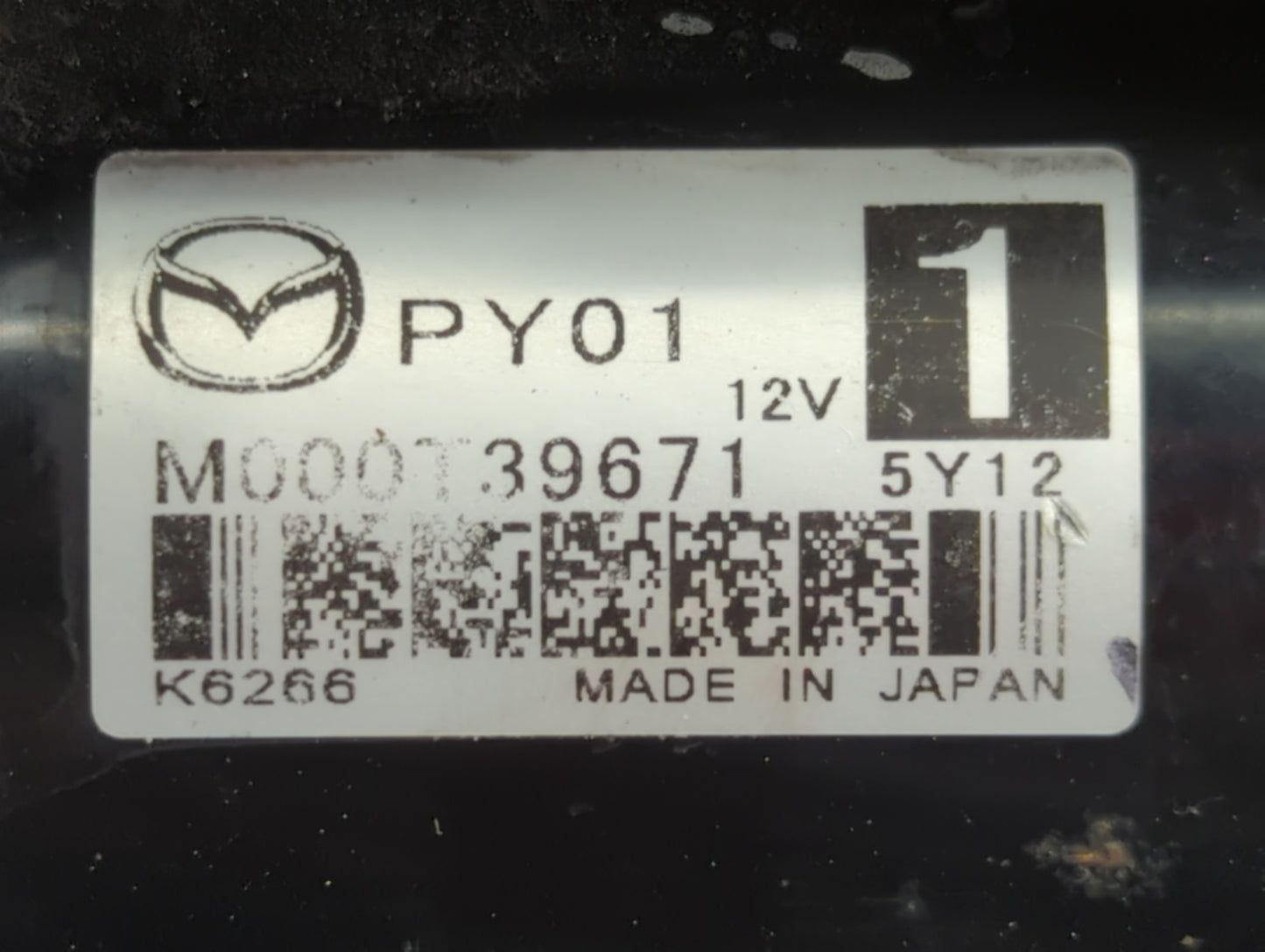 2014-2021 Mazda 6 Car Starter Motor Solenoid OEM P/N:M000T39671 Fits Fits 2014 2015 2016 2017 2018 2019 2020 2021 2022 OEM Used Auto Parts - Oemusedautoparts1.com
