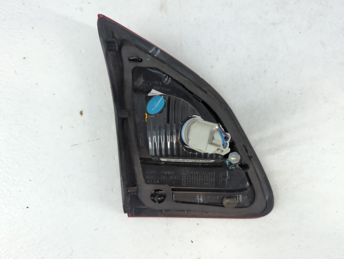 2011-2013 Ford Fiesta Tail Light Assembly Passenger Right OEM P/N:AE83-13B504-AC Fits Fits 2011 2012 2013 OEM Used Auto Parts - Oemusedautoparts1.com