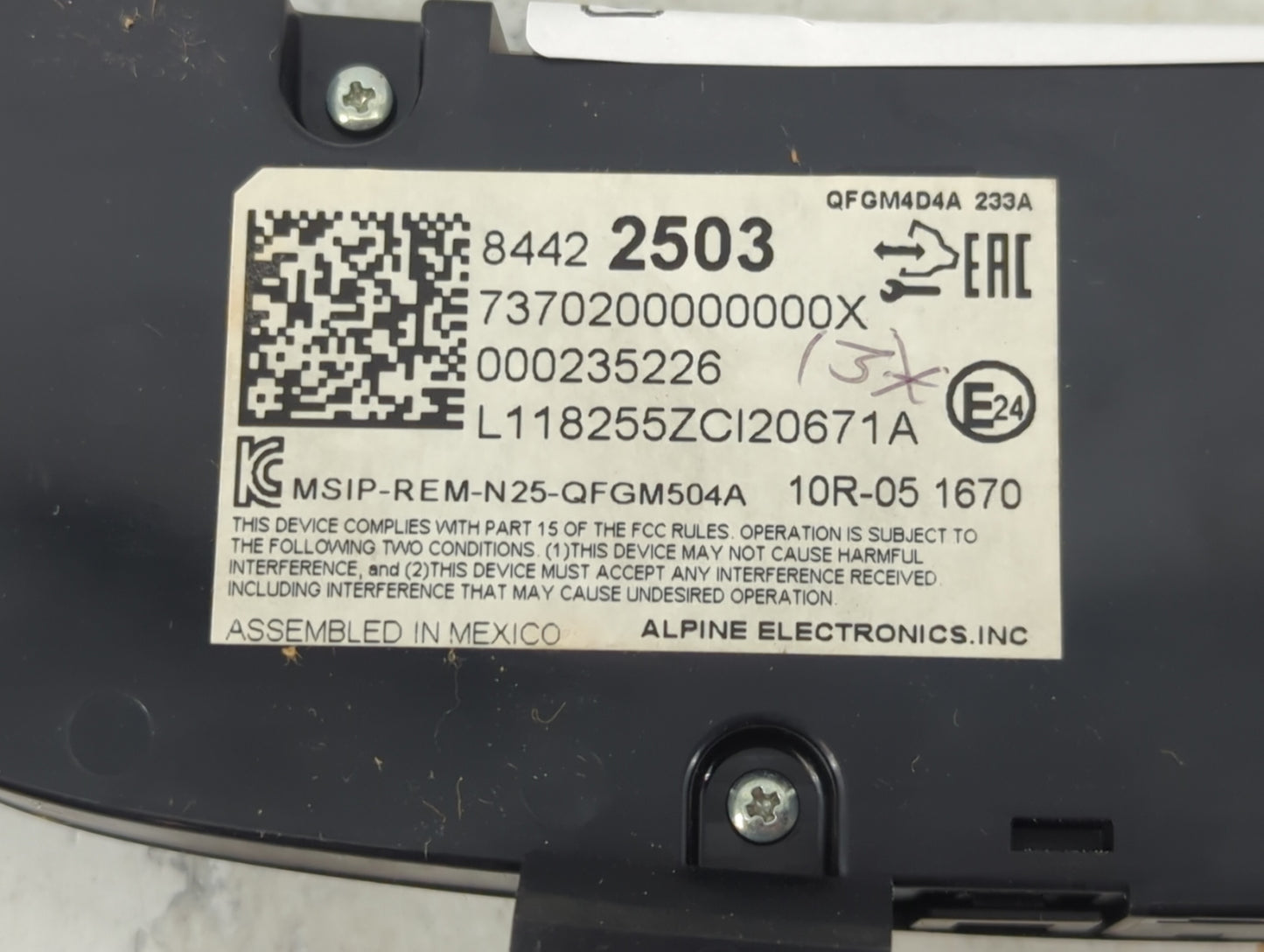 2019-2021 Chevrolet Equinox Climate Control Module Temperature AC/Heater Replacement P/N:84422503 Fits Fits 2019 2020 2021 OEM Used Auto Parts - Oemusedautoparts1.com