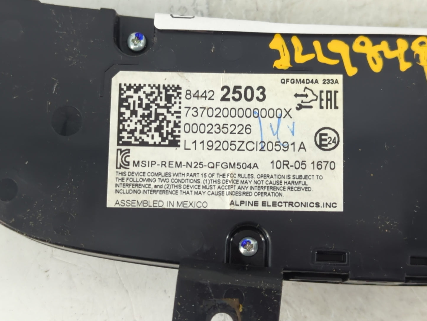 2019-2021 Chevrolet Equinox Climate Control Module Temperature AC/Heater Replacement P/N:84422503 Fits Fits 2019 2020 2021 OEM Used Auto Parts - Oemusedautoparts1.com