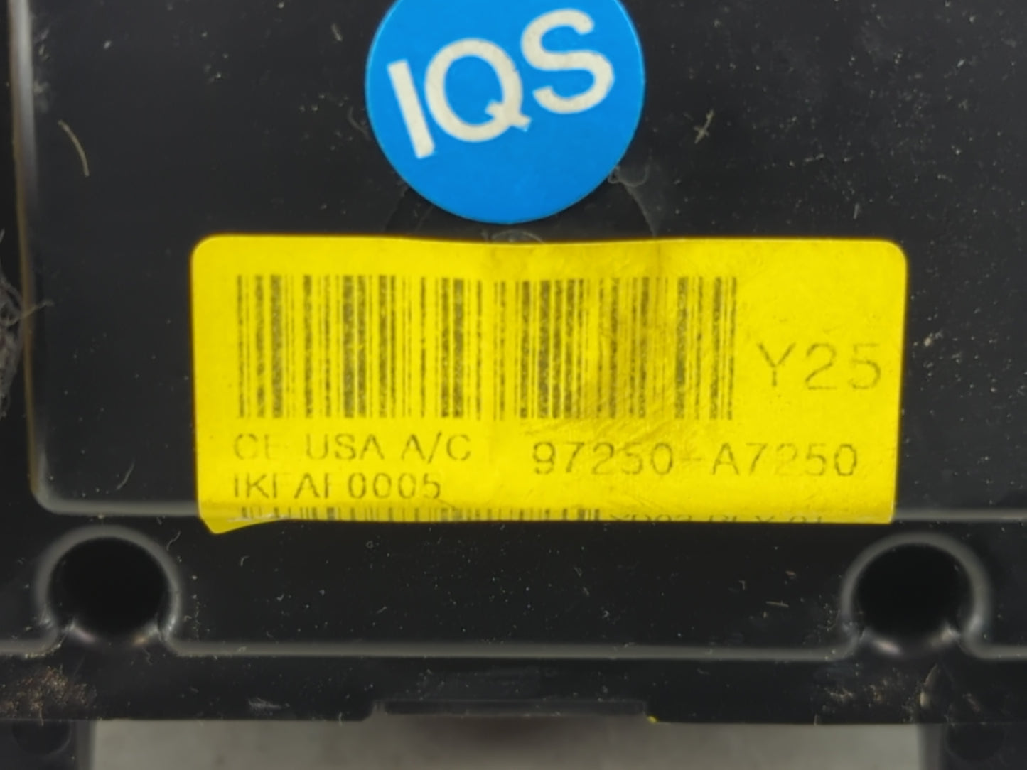 2014-2016 Kia Forte Climate Control Module Temperature AC/Heater Replacement P/N:97250-A7250 Fits Fits 2014 2015 2016 OEM Used Auto Parts - Oemusedautoparts1.com