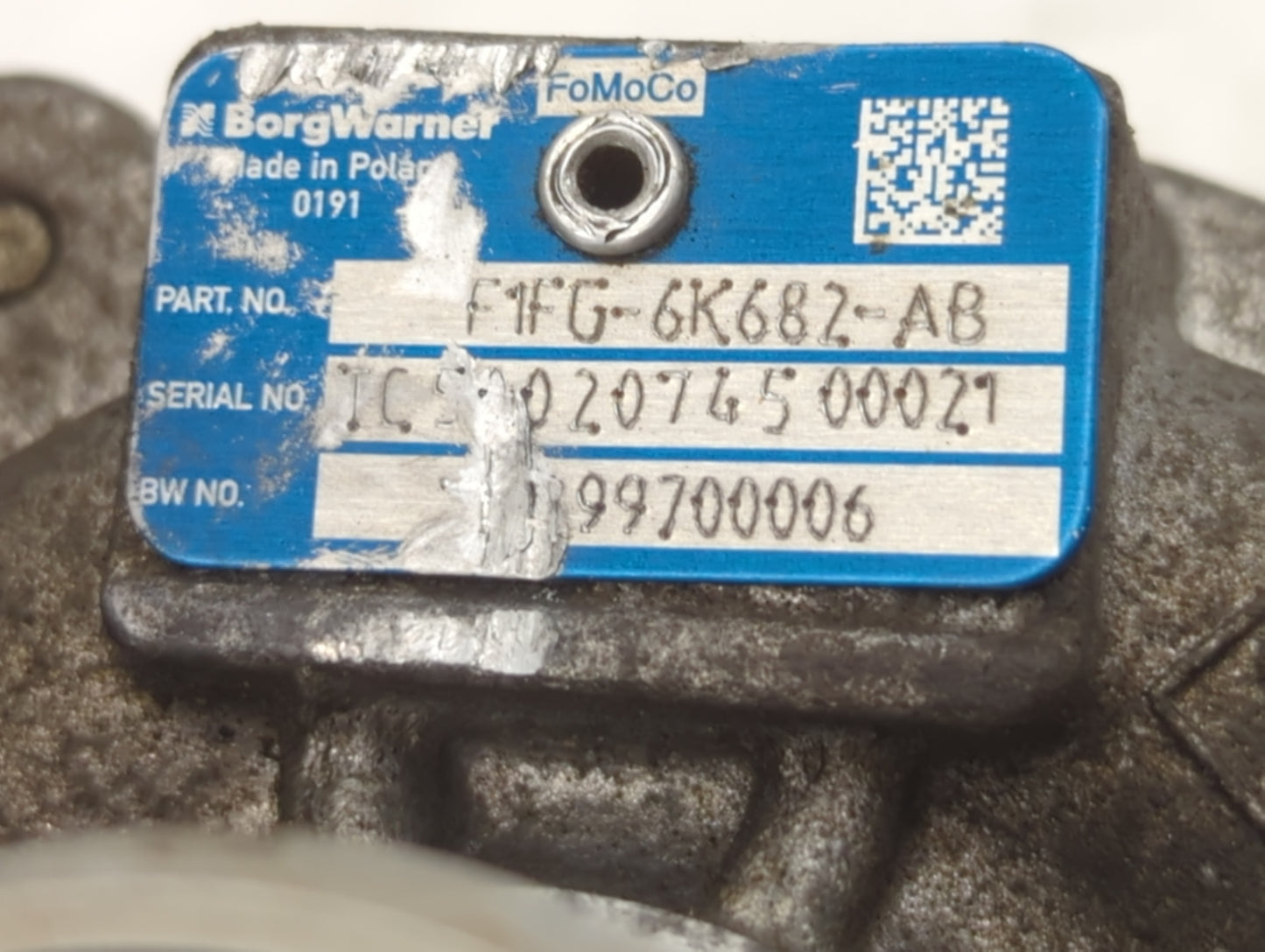 2017 Ford Escape Turbocharger Turbo Charger Super Charger Supercharger - Oemusedautoparts1.com