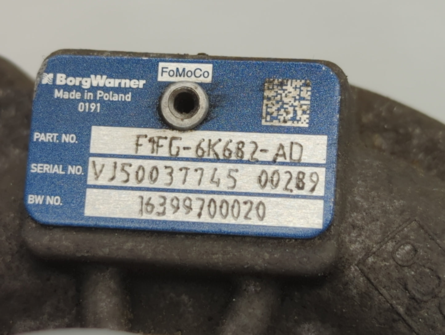 2014 Ford Fusion Turbocharger Turbo Charger Super Charger Supercharger - Oemusedautoparts1.com