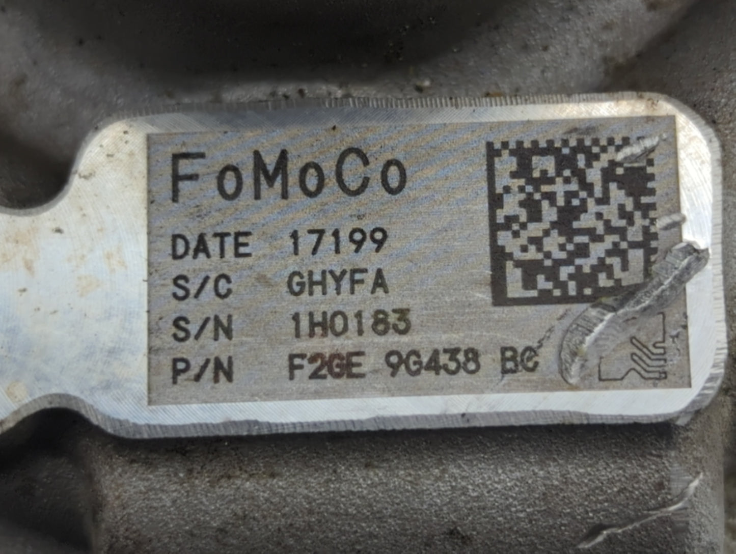 2017 Ford Escape Turbocharger Turbo Charger Super Charger Supercharger - Oemusedautoparts1.com