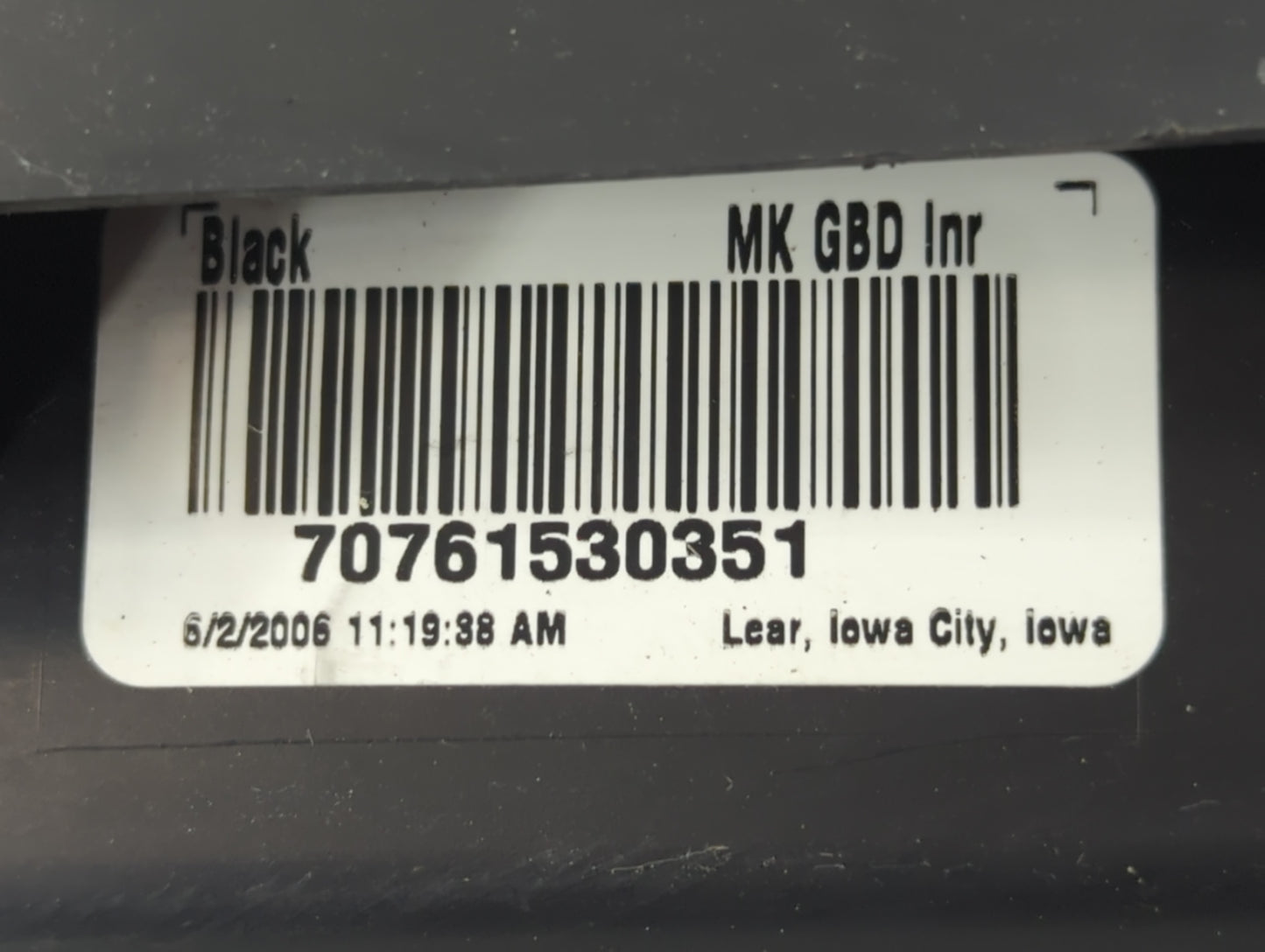 2007 Jeep Compass Passenger Glove Box Door Storage Compartment