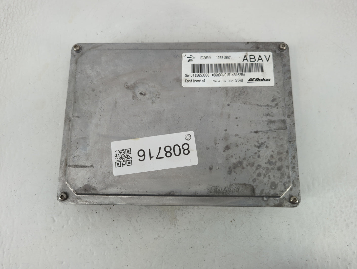 2013-2016 Buick Verano PCM Engine Control Computer ECU ECM PCU OEM P/N:12651807 Fits Fits 2013 2014 2015 2016 OEM Used Auto Parts - Oemusedautoparts1.com