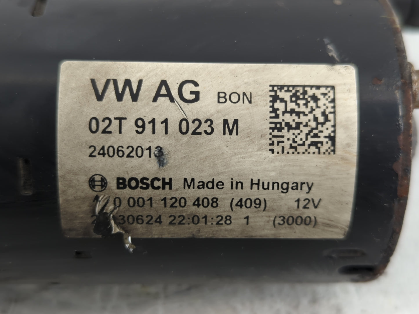 2010-2016 Volkswagen Jetta Car Starter Motor Solenoid OEM P/N:02T 911 023 M Fits Fits 2010 2011 2012 2013 2014 2015 2016 2017 2018 OEM Used Auto Parts - Oemusedautoparts1.com