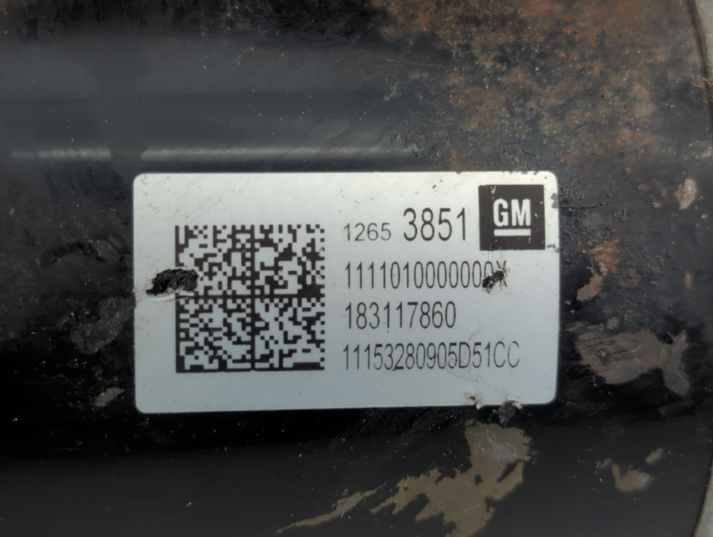 2016 Chevrolet Spark Car Starter Motor Solenoid OEM P/N:12653851 Fits OEM Used Auto Parts - Oemusedautoparts1.com