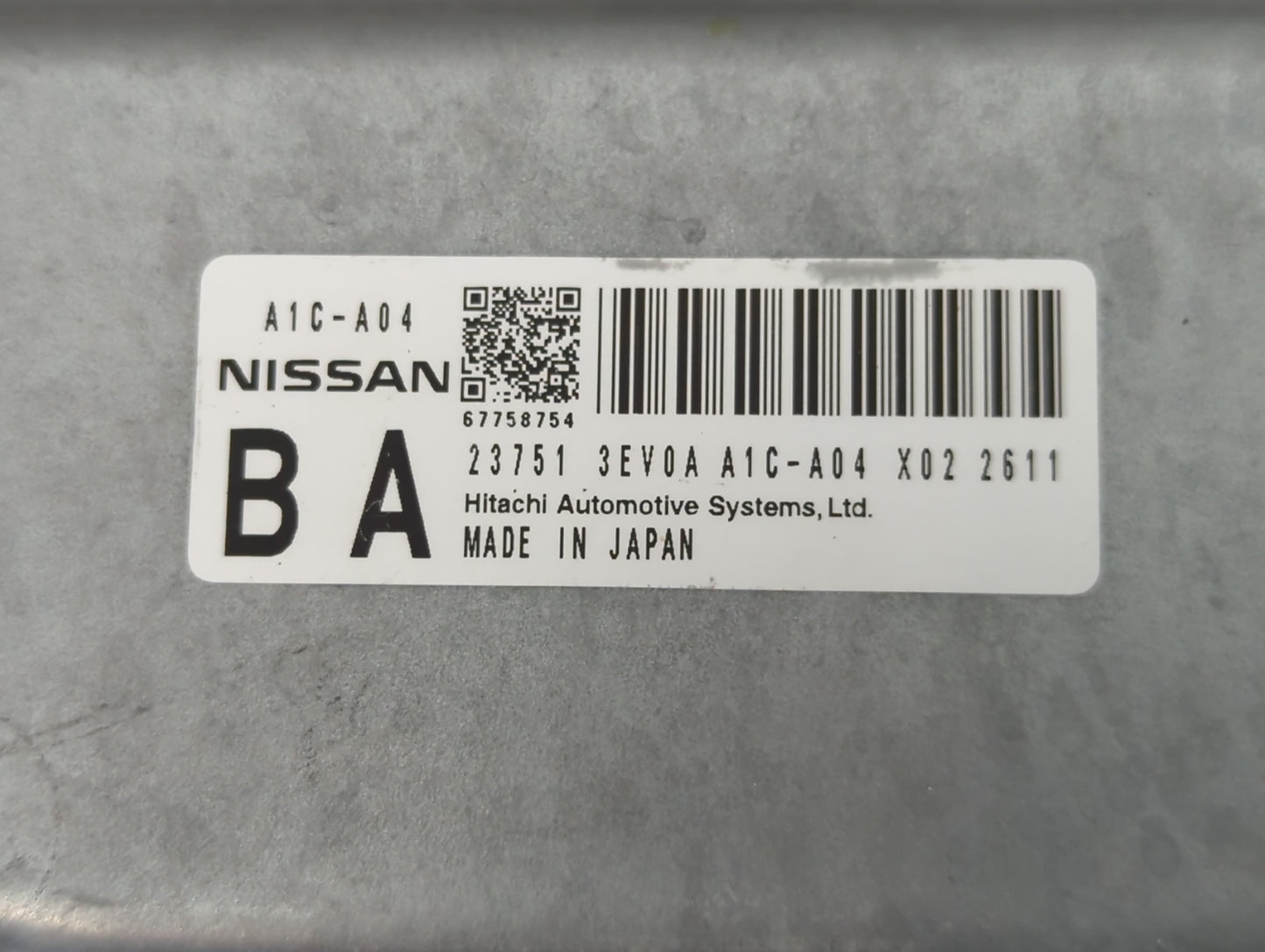 2013 Infiniti Fx35 PCM Engine Control Computer ECU ECM PCU OEM P/N:23751 3EV0A A1C-A04 Fits OEM Used Auto Parts - Oemusedautoparts1.com