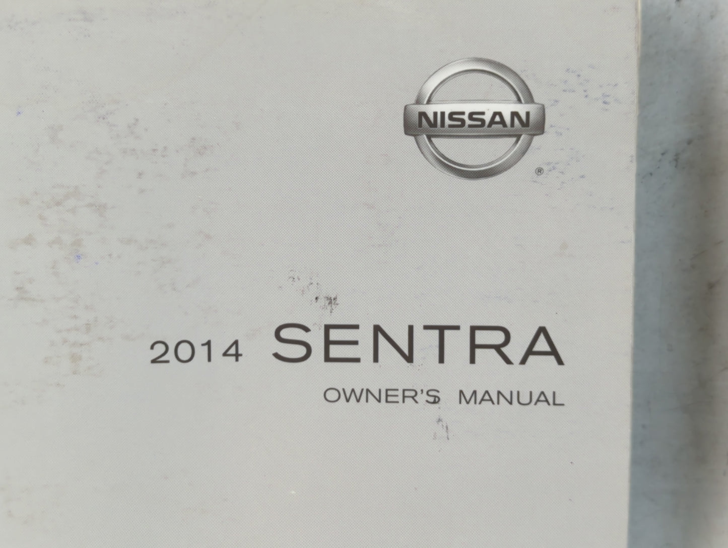 2014 Nissan Sentra Owners Manual Book Guide P/N:OM14E 0B17U0 OEM Used Auto Parts - Oemusedautoparts1.com