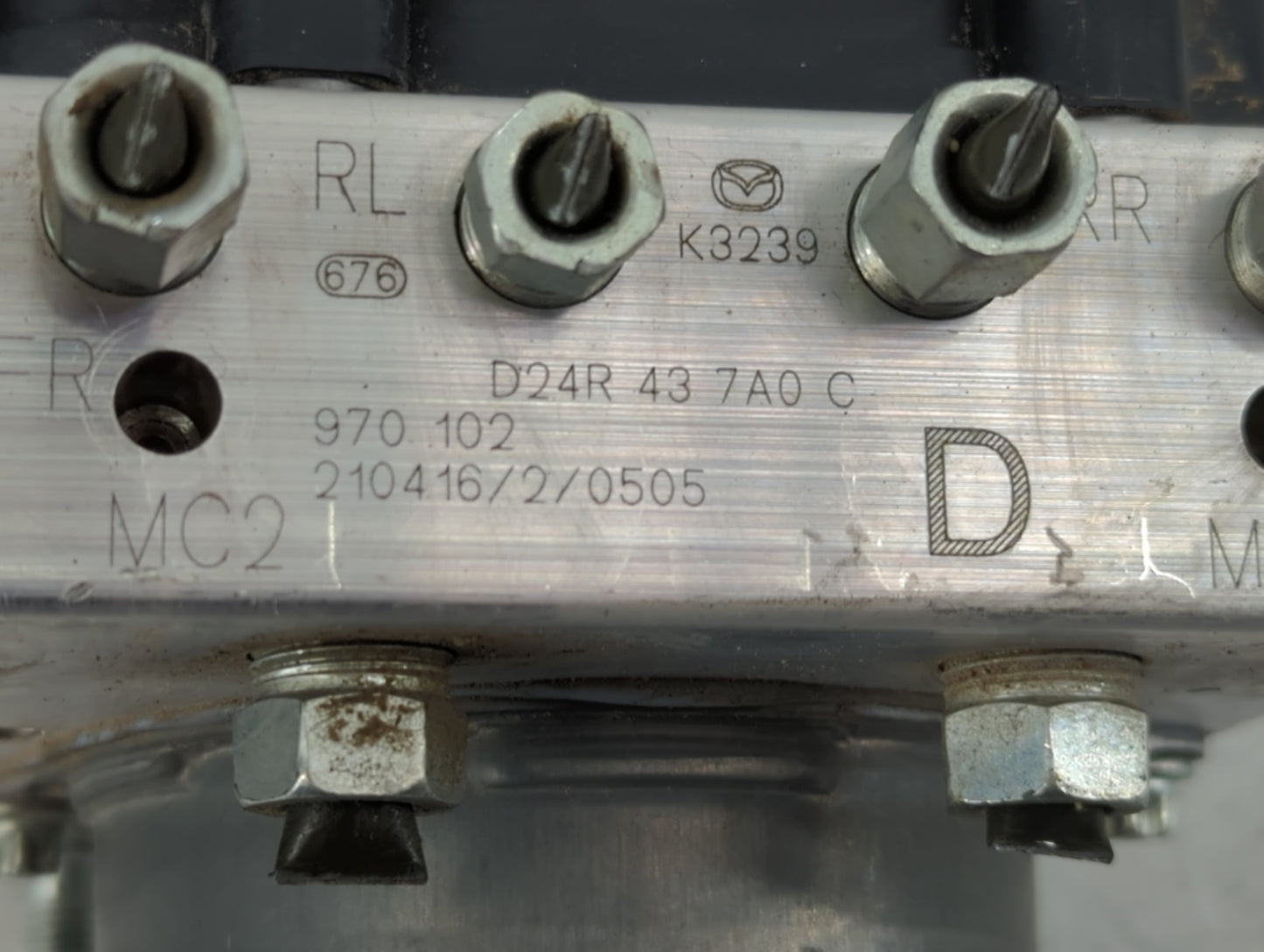 2019-2022 Mazda Cx-3 ABS Pump Control Module Replacement P/N:D24R 43 7A0 C Fits Fits 2019 2020 2021 2022 OEM Used Auto Parts - Oemusedautoparts1.com