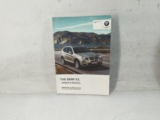 2011 Bmw X3 Owners Manual Book Guide OEM Used Auto Parts