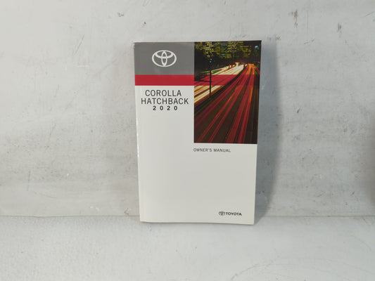 2020 Toyota Corolla Owners Manual Book Guide P/N:01999-12N10 OEM Used Auto Parts